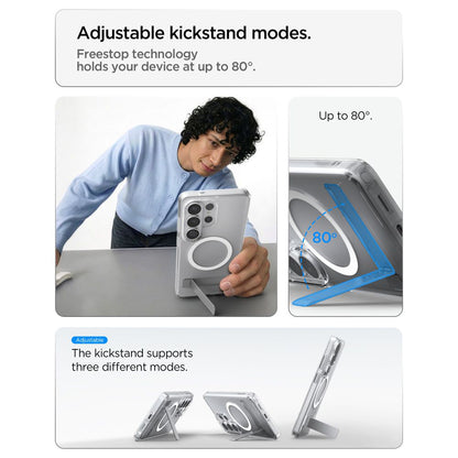 Θήκη MagSafe για Samsung Galaxy S26 Ultra S948, Spigen, Ultra Hybrid S, Διάφανη Λευκή ACS11032
