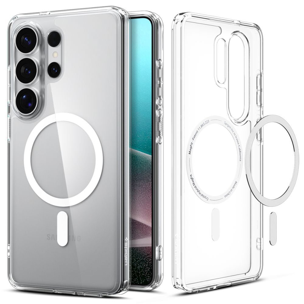 Θήκη MagSafe για Samsung Galaxy S26 Ultra S948, Spigen, Ultra Hybrid, Διάφανη Λευκή ACS10679