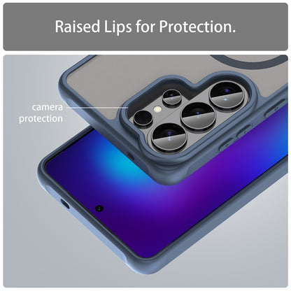 Θήκη MagSafe για Samsung Galaxy S26 Ultra S948, Techsuit, HaloFrost II, Μπλε Ναυτικό