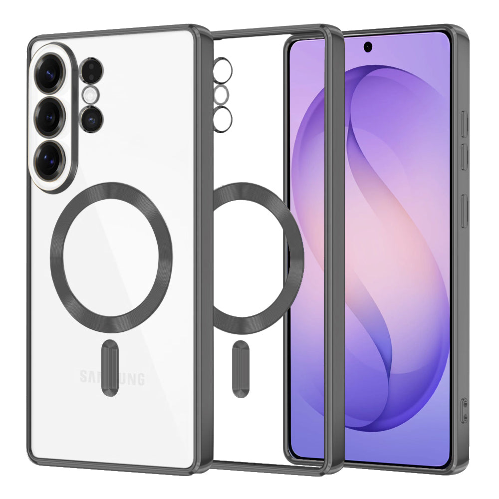 Θήκη MagSafe για Samsung Galaxy S26 Ultra S948, Techsuit, Luxury Crystal, Μαύρη