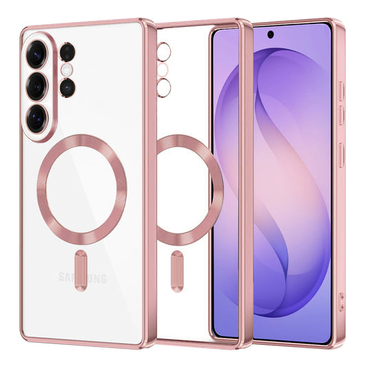 Θήκη MagSafe για Samsung Galaxy S26 Ultra, Techsuit, Luxury Crystal, Ροζ