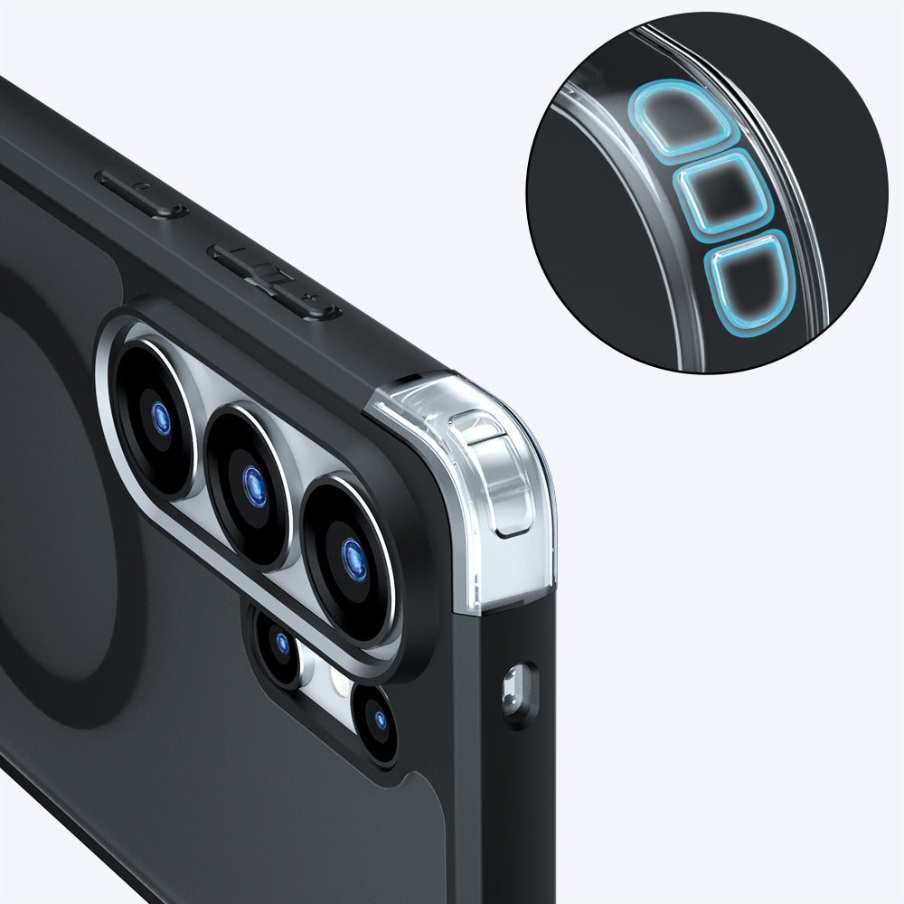 MagSafe Case for Samsung Galaxy S26 Ultra S948, Techsuit, PureFrost, Satin Black
