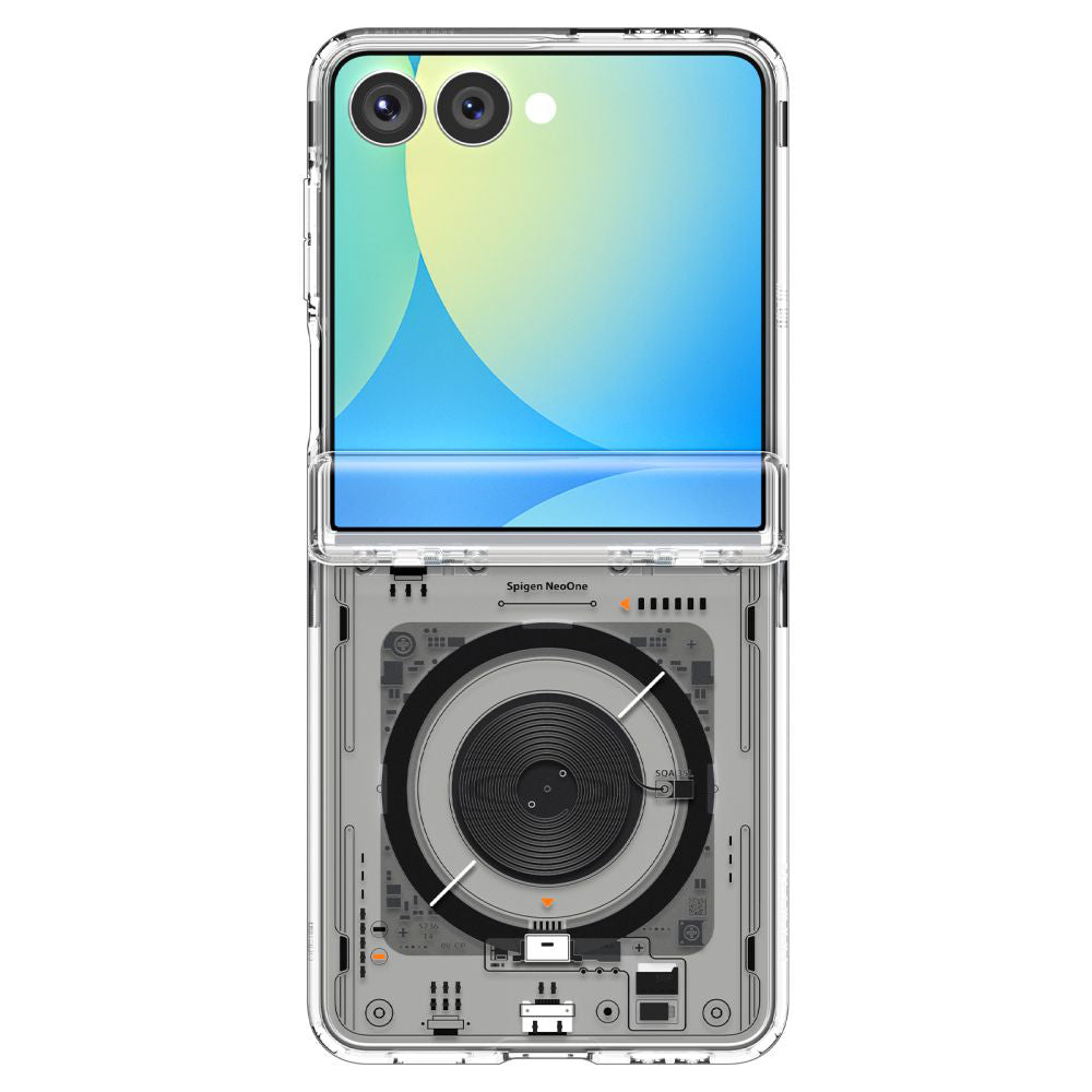 Θήκη MagSafe για Samsung Galaxy Z Flip7 F766, Spigen, Ultra Hybrid Pro Neo One, Διάφανη ACS09560