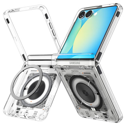 Θήκη MagSafe για Samsung Galaxy Z Flip7 F766, Spigen, Ultra Hybrid Pro Neo One, Διάφανη ACS09560