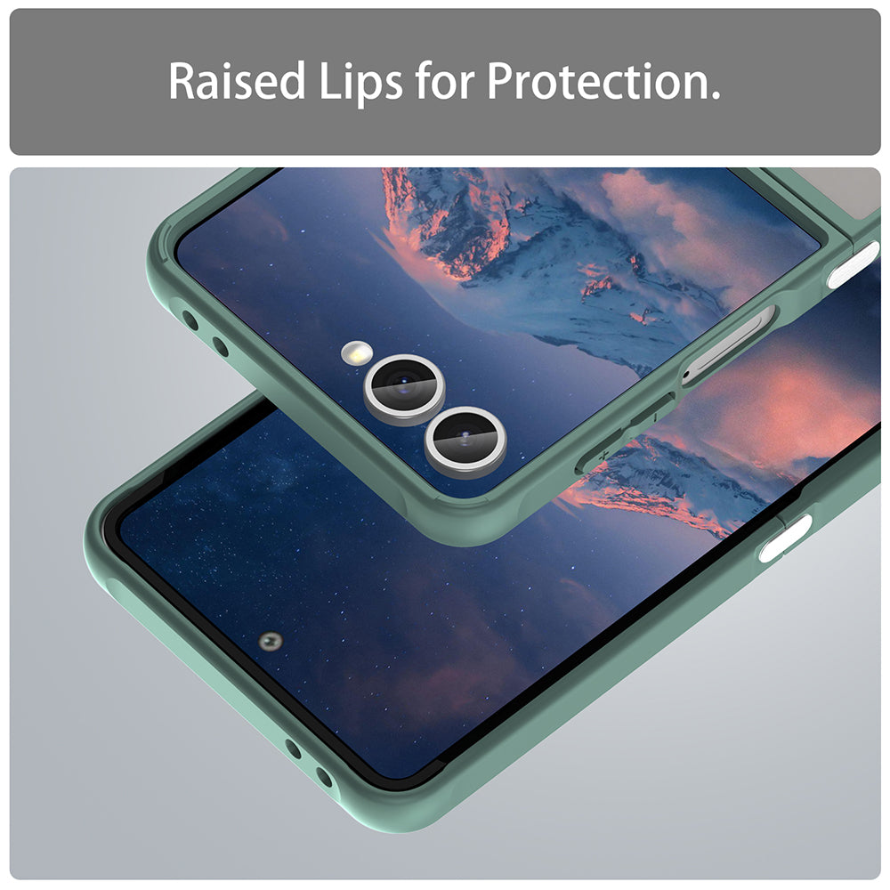 Θήκη MagSafe για Samsung Galaxy Z Flip7 F766, Techsuit, HaloFrost II, Πράσινο