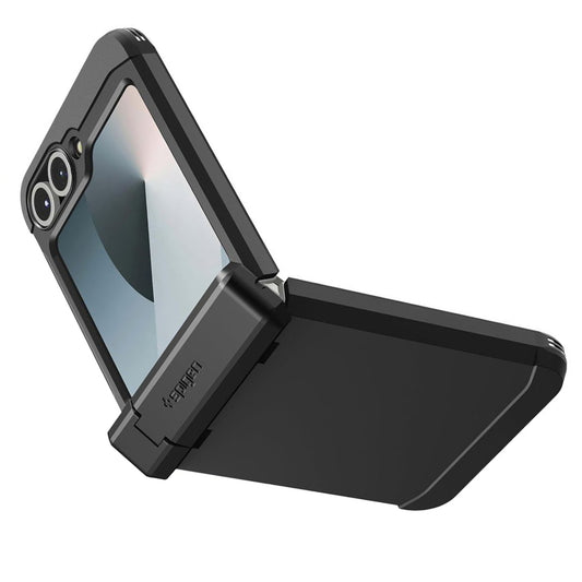 Θήκη MagSafe για Samsung Galaxy Z Flip7 FE F761 / Z Flip6 F741, Spigen, Tough Armor Pro, Μαύρη ACS09807