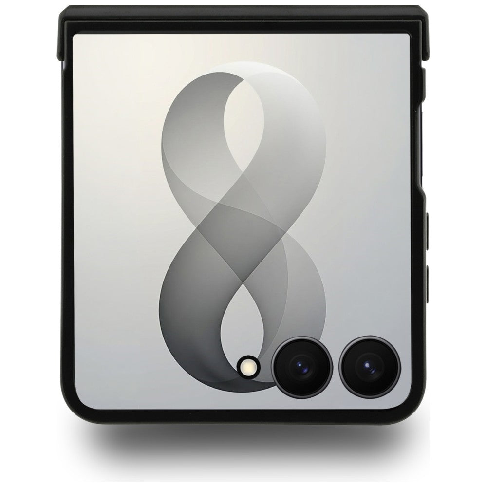 Θήκη MagSafe για Samsung Galaxy Z Flip8 F776, Guess, 4G Leather Classic, Καφέ
