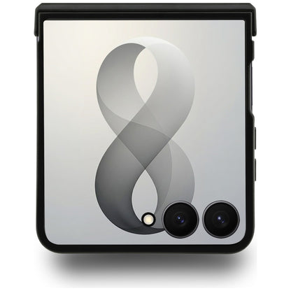 Θήκη MagSafe για Samsung Galaxy Z Flip8 F776, Guess, 4G Leather Classic, Ροζ