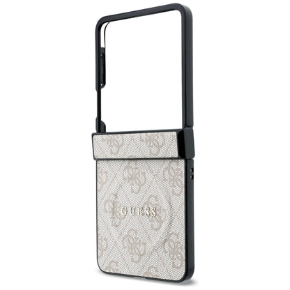 Θήκη MagSafe για Samsung Galaxy Z Flip8 F776, Guess, 4G Leather Classic, Ροζ