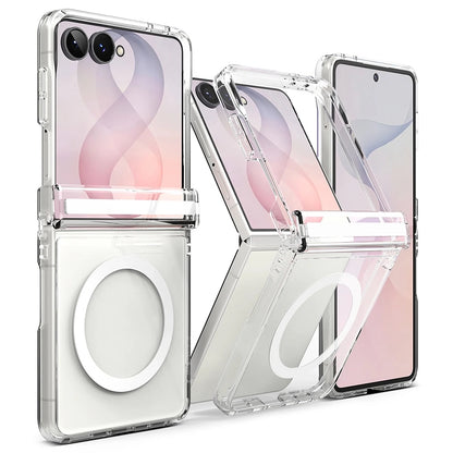 MagSafe Case for Samsung Galaxy Z Flip8 F776, Ringke, Fusion Flap, Transparent