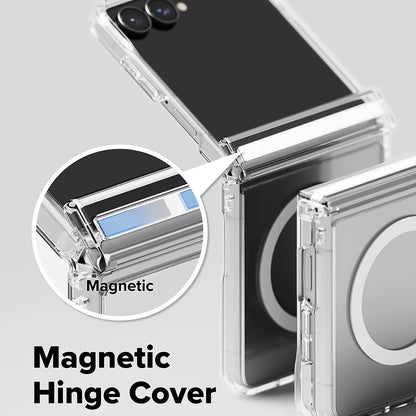 MagSafe Case for Samsung Galaxy Z Flip8 F776, Ringke, Fusion Flap, Transparent