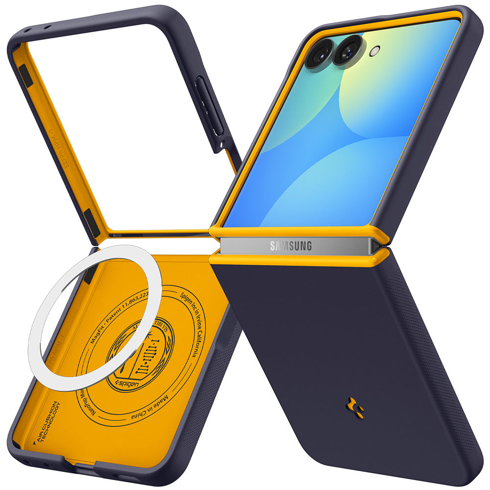 Θήκη MagSafe για Samsung Galaxy Z Flip8 F776, Spigen, Caseology Nano Pop, Μωβ ACS11522