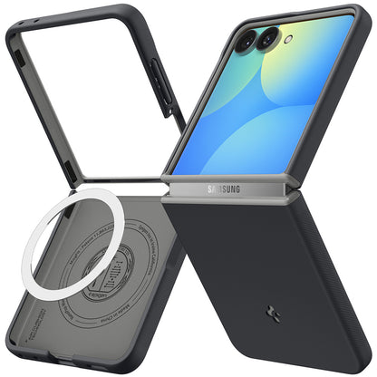 Θήκη MagSafe για Samsung Galaxy Z Flip8 F776, Spigen, Caseology Nano Pop, Μαύρη ACS11523