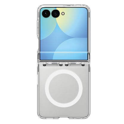 MagSafe Case for Samsung Galaxy Z Flip8 F776, Spigen, Ultra Hybrid Pro, Clear White ACS11524