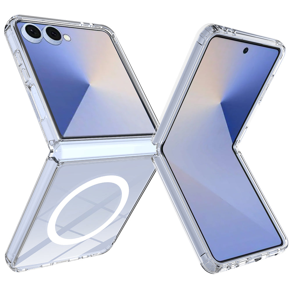 MagSafe Case for Samsung Galaxy Z Flip8 F776, Techsuit, Pro, Transparent