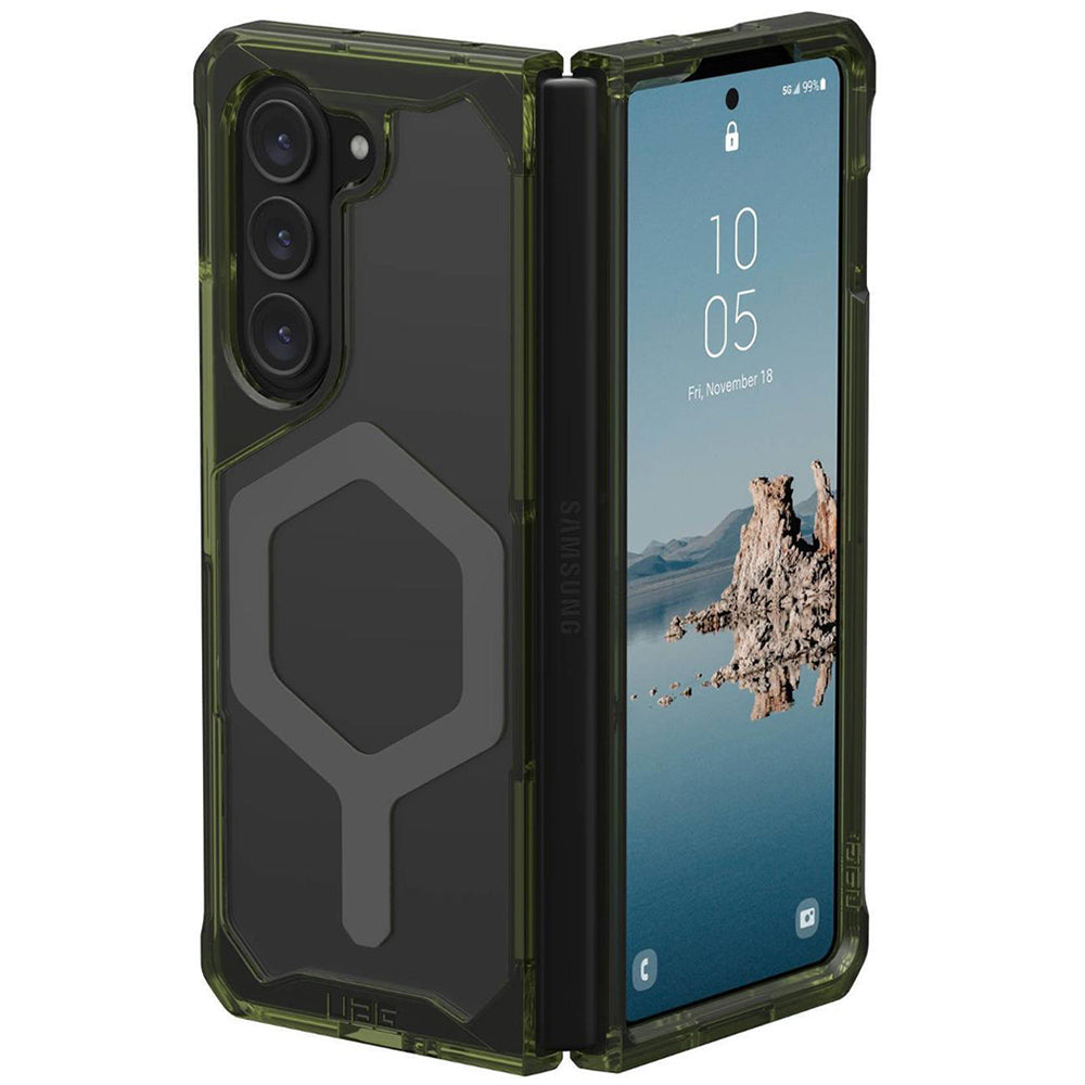 Θήκη MagSafe για Samsung Galaxy Z Fold5 F946, Urban Armor Gear, Plyo Pro, Πράσινο Γκρι