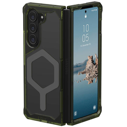 Θήκη MagSafe για Samsung Galaxy Z Fold5 F946, Urban Armor Gear, Plyo Pro, Πράσινο Γκρι