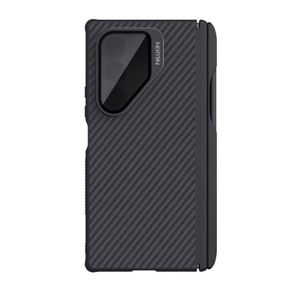 Θήκη MagSafe για Samsung Galaxy Z Fold7 F966, Nillkin, CarboProp με Διαφανές Μαύρο Κάλυμμα Φακού και Θήκη για S-Pen, Μαύρο
