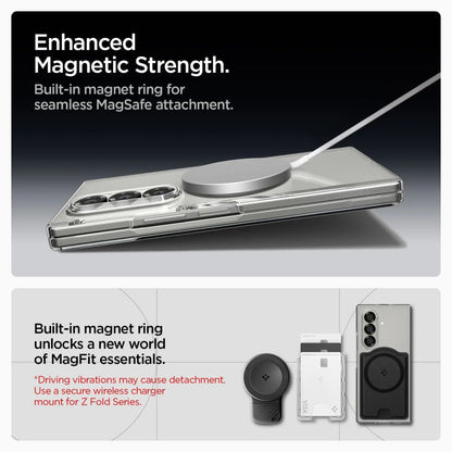 Θήκη MagSafe για Samsung Galaxy Z Fold7 F966, Spigen, Air Skin, Διαφανής