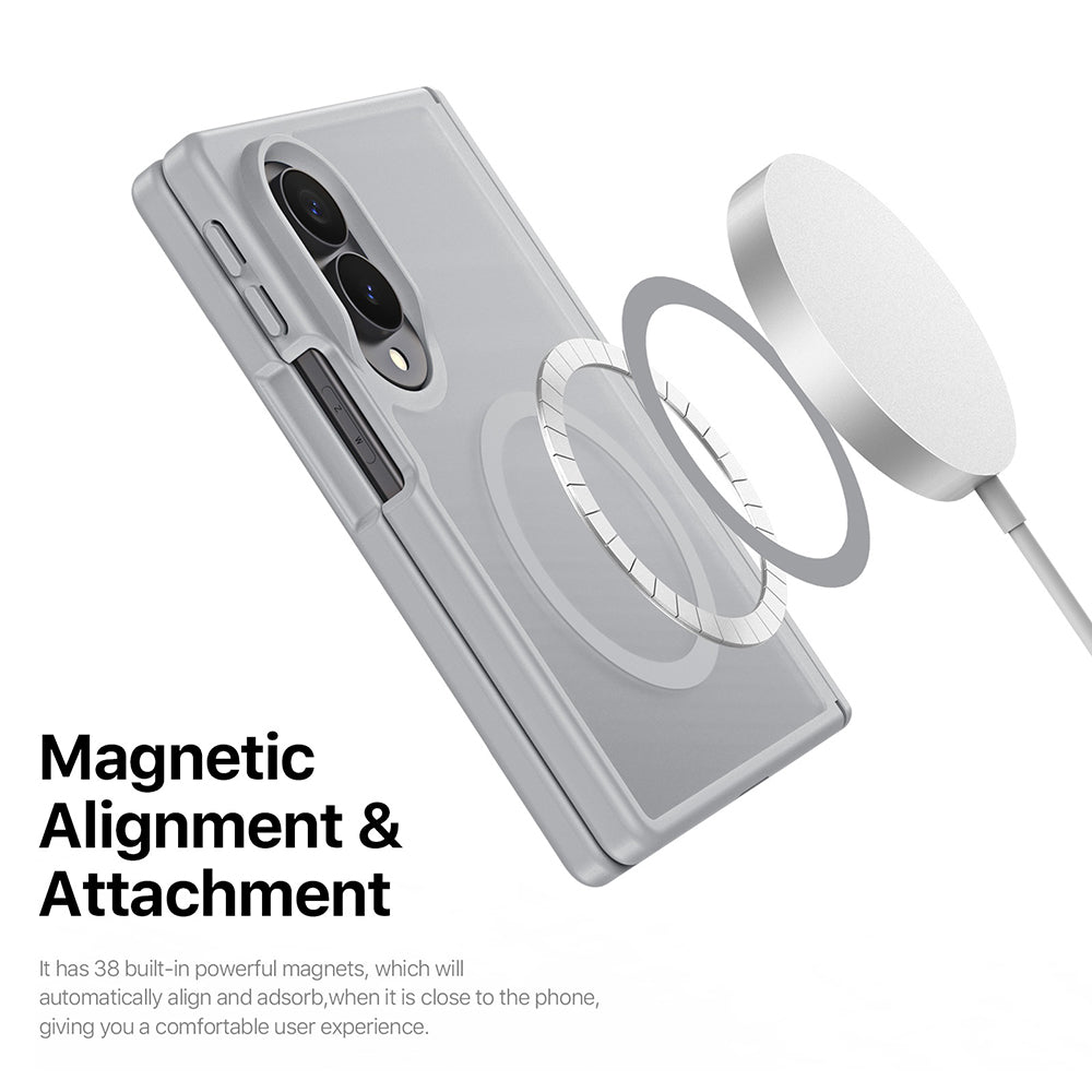 MagSafe Case for Samsung Galaxy Z Fold8 F971, DUX DUCIS, Yind, Gray