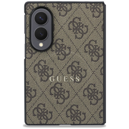 MagSafe Case for Samsung Galaxy Z Fold8 F971, Guess, 4G Leather Classic, Brown