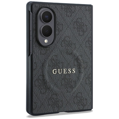 Θήκη MagSafe για Samsung Galaxy Z Fold8 F971, Guess, 4G Leather Classic, Μαύρο
