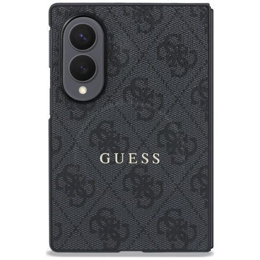 Θήκη MagSafe για Samsung Galaxy Z Fold8 F971, Guess, 4G Leather Classic, Μαύρο