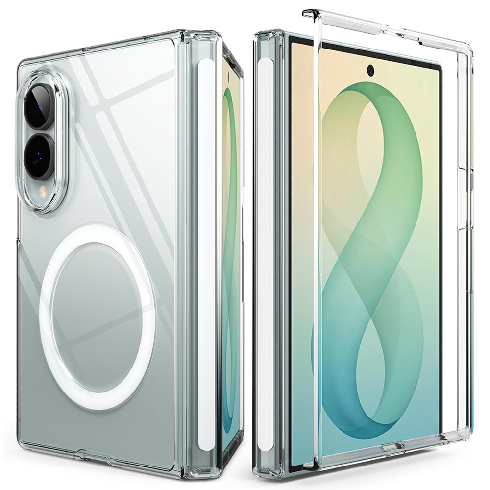 Θήκη MagSafe για Samsung Galaxy Z Fold8 F971, Ringke, Fusion Air Flap, διάφανη