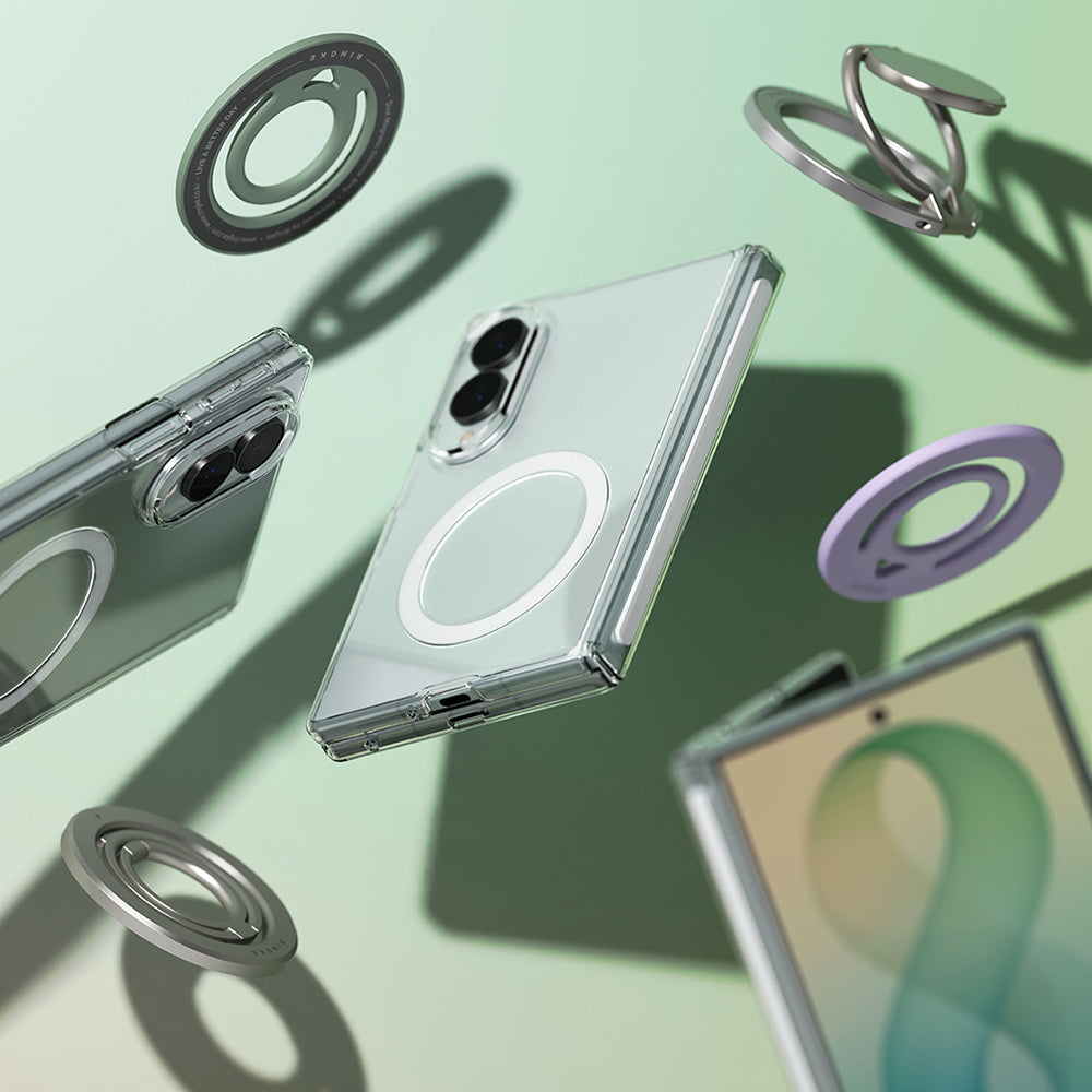 Θήκη MagSafe για Samsung Galaxy Z Fold8 F971, Ringke, Fusion Air Flap, διάφανη