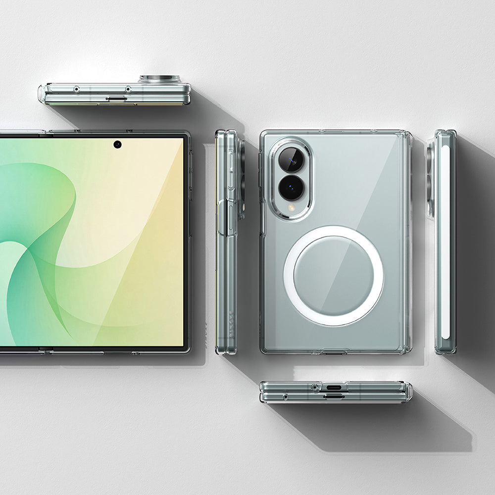 Θήκη MagSafe για Samsung Galaxy Z Fold8 F971, Ringke, Fusion Air Flap, διάφανη
