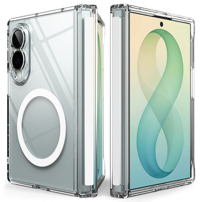 MagSafe Case for Samsung Galaxy Z Fold8 F971, Ringke, Fusion Flap, Transparent