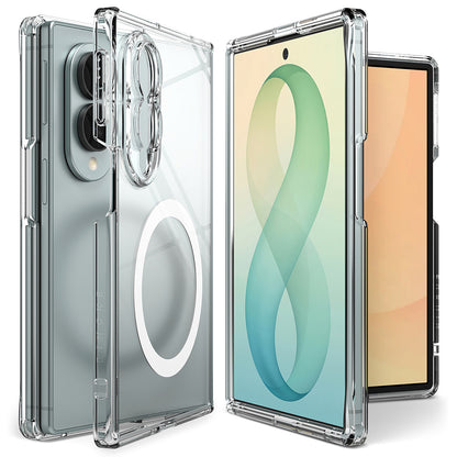 Θήκη MagSafe για Samsung Galaxy Z Fold8 F971, Ringke, Fusion, Διάφανη
