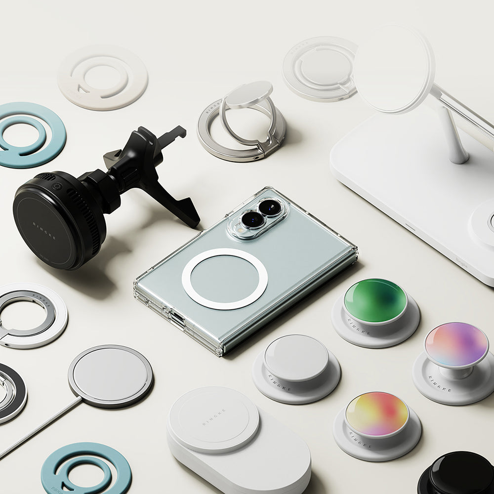 Θήκη MagSafe για Samsung Galaxy Z Fold8 F971, Ringke, Fusion, Διάφανη
