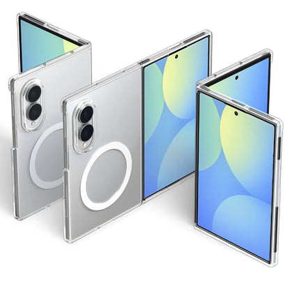 MagSafe Case for Samsung Galaxy Z Fold8 F971, Spigen, Air Skin, Clear White ACS11952