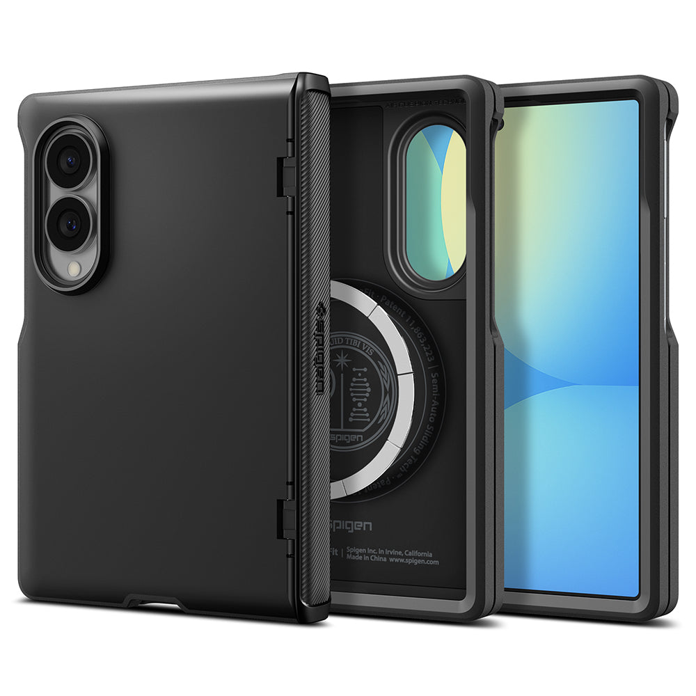 MagSafe Case for Samsung Galaxy Z Fold8 F971, Spigen, Slim Armor Pro, Black ACS11950