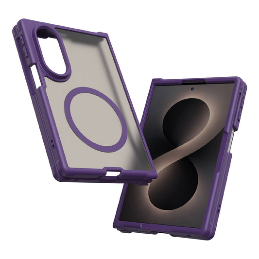 Θήκη MagSafe για Samsung Galaxy Z Fold8 F971, Techsuit, HaloFrost II, Μωβ