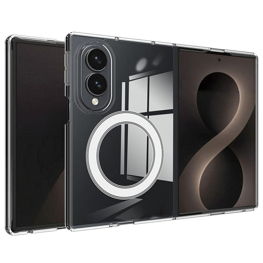 Θήκη MagSafe για Samsung Galaxy Z Fold8 F971, Techsuit, Pro, Διαφανής