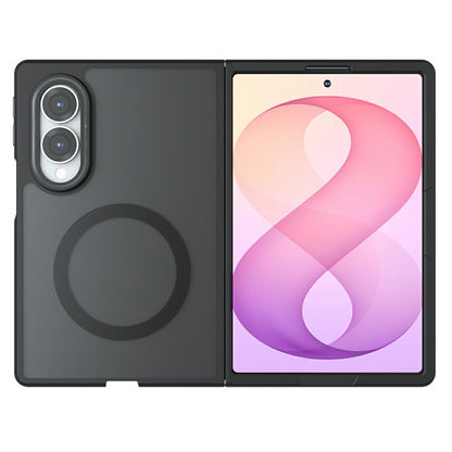 Θήκη MagSafe για Samsung Galaxy Z Fold8 F971, Techsuit, PureFrost, Μαύρο Σατινέ