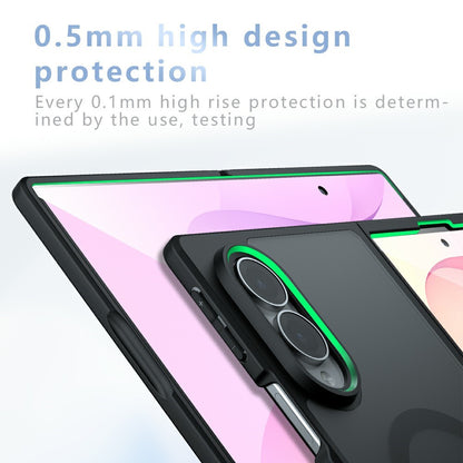 Θήκη MagSafe για Samsung Galaxy Z Fold8 F971, Techsuit, PureFrost, Μαύρο Σατινέ