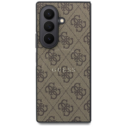 Θήκη MagSafe για Samsung Galaxy Z Fold8 Ultra F976, Guess, 4G Leather Classic, Καφέ