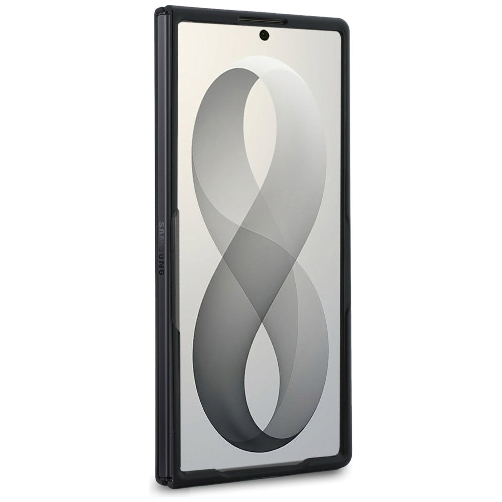 Θήκη MagSafe για Samsung Galaxy Z Fold8 Ultra F976, Guess, 4G Leather Classic, Μαύρη