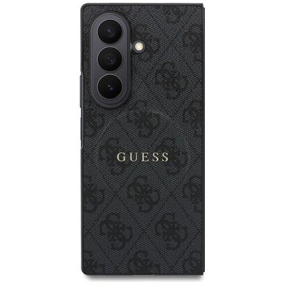 Θήκη MagSafe για Samsung Galaxy Z Fold8 Ultra F976, Guess, 4G Leather Classic, Μαύρη