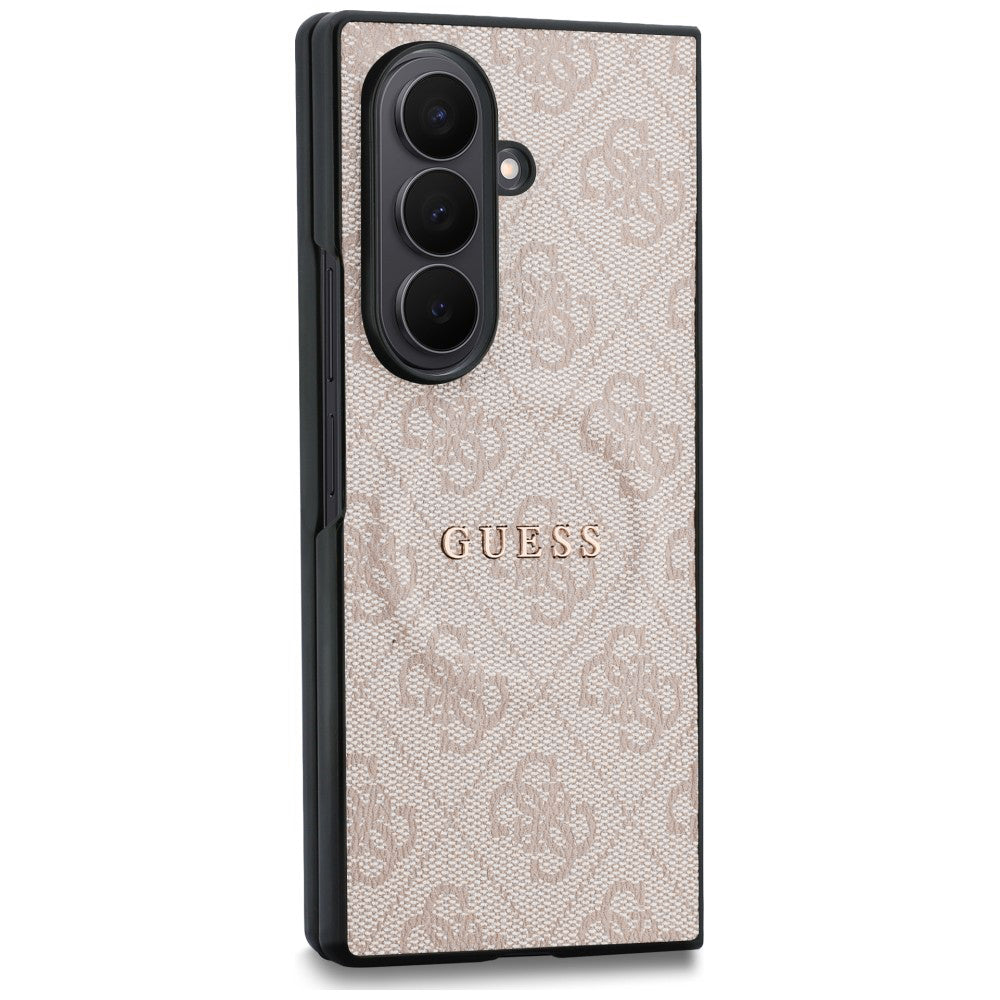 Θήκη MagSafe για Samsung Galaxy Z Fold8 Ultra F976, Guess, 4G Leather Classic, Ροζ