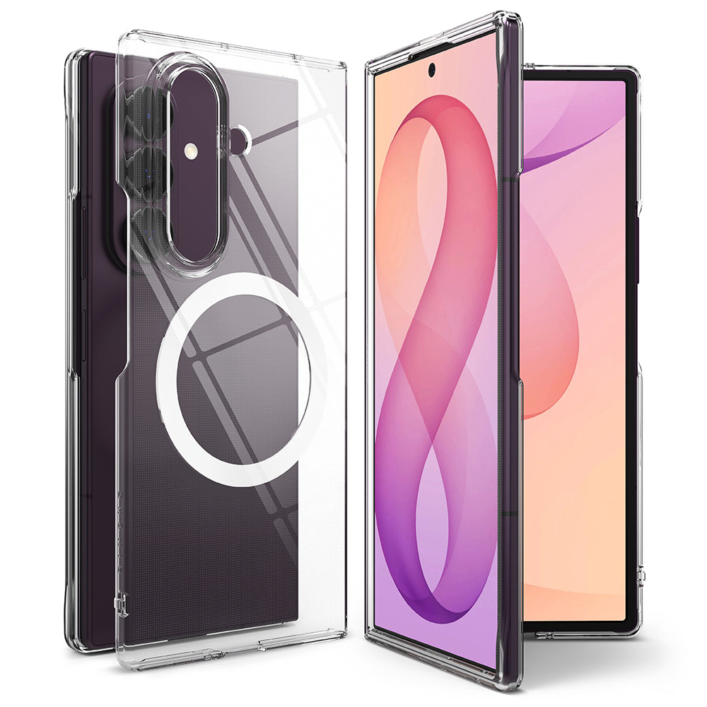 MagSafe Case for Samsung Galaxy Z Fold8 Ultra F976, Ringke, Slim, Transparent
