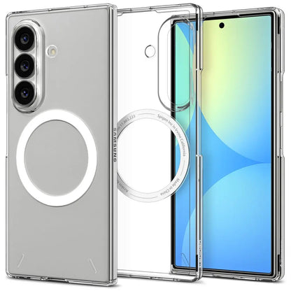 MagSafe Case for Samsung Galaxy Z Fold8 Ultra F976, Spigen, Air Skin, Clear White ACS11505