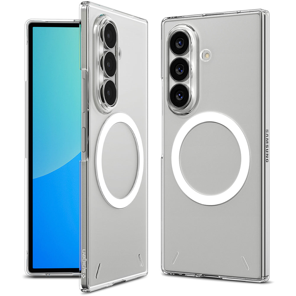 MagSafe Case for Samsung Galaxy Z Fold8 Ultra F976, Spigen, Air Skin, Clear White ACS11505