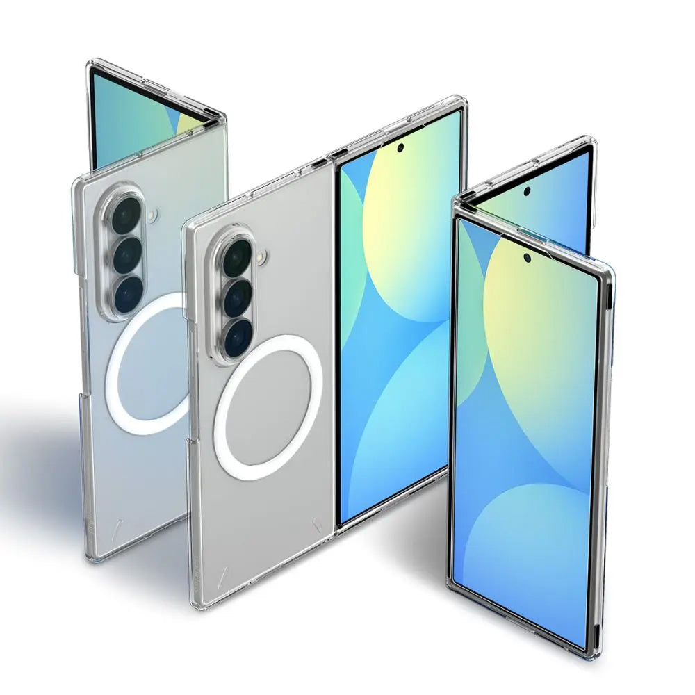 MagSafe Case for Samsung Galaxy Z Fold8 Ultra F976, Spigen, Air Skin, Clear White ACS11505
