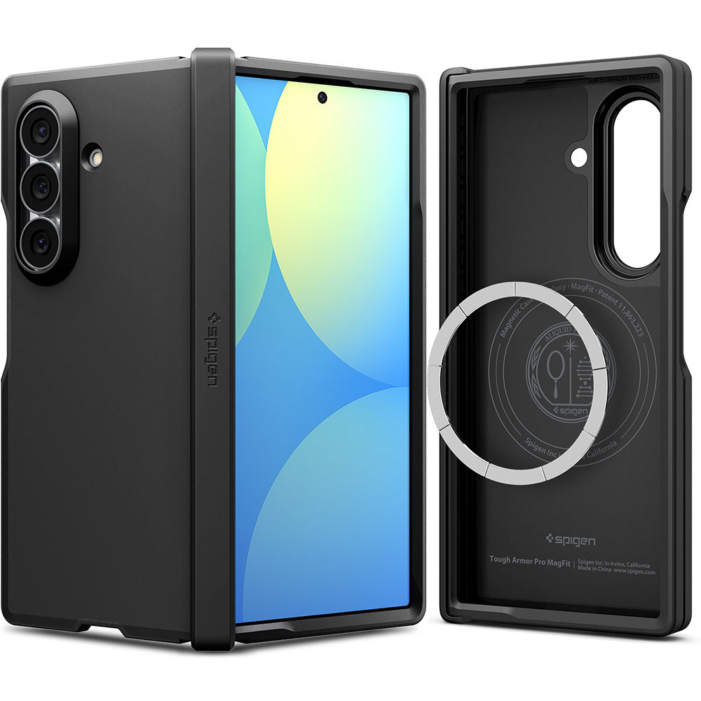 MagSafe Case for Samsung Galaxy Z Fold8 Ultra F976, Spigen, Tough Armor Pro, Black ACS11507