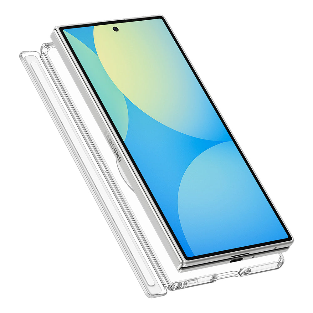 Θήκη MagSafe για Samsung Galaxy Z Fold8 Ultra F976, Spigen, Ultra Hybrid Pro, Διαφανές Λευκό ACS11506