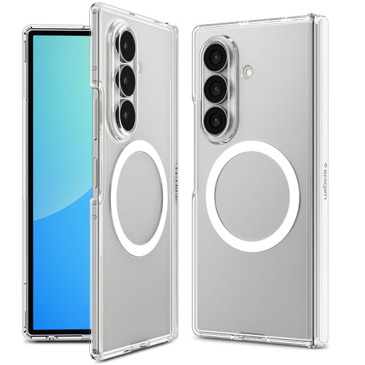 Θήκη MagSafe για Samsung Galaxy Z Fold8 Ultra F976, Spigen, Ultra Hybrid Pro, Διαφανές Λευκό ACS11506